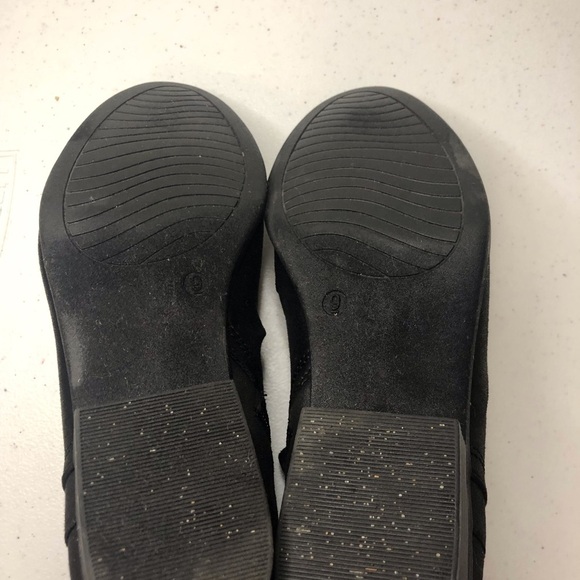 Lauren Blakwell Lyla Sz 9 Black Rouched Ankle Booties Buckle EUC - Picture 6 of 6